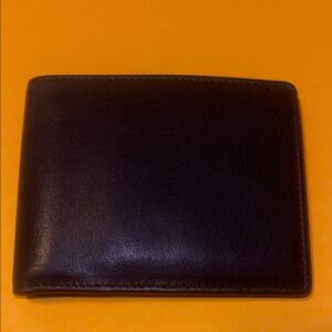 Lodis Men's Leather Bifold Wallet - Dark Brown